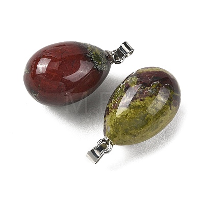 Natural Dragon Blood Pendants GG-K002-08A-25-1