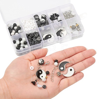 DIY YinYang Theme Jewelry Making Kits DIY-FS0001-36-1