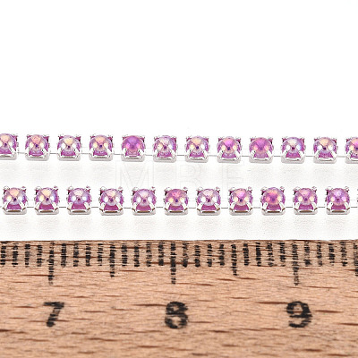 Iron & ABS Imitation Pearl Cup Chains CH-T007-01A-06-1