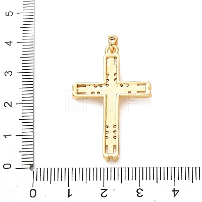 Easter Brass Micro Pave Clear Cubic Zirconia Pendants CU-CBA97F2-01B-G-1