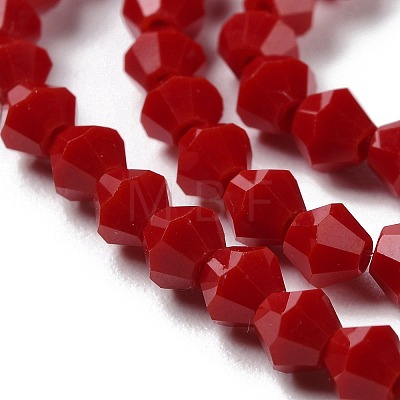 Opaque Solid Color Imitation Jade Glass Beads Strands LS-EGLA-A039-P4mm-D01-1