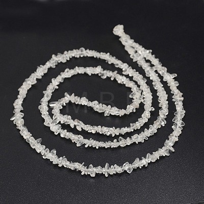 Chips Natural Quartz Crystal Beads Strands X-G-N0164-30-1