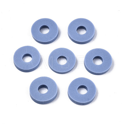 Handmade Polymer Clay Beads X-CLAY-Q251-6.0mm-38-1