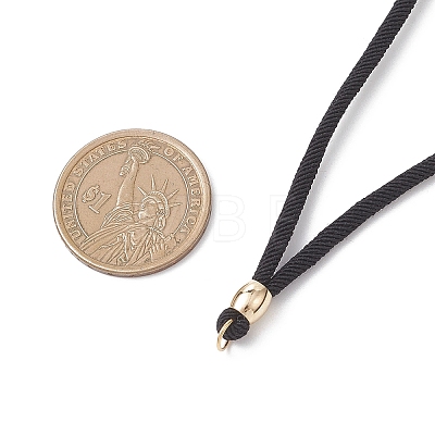 3Pcs 3 Colors 3MM Nylon Braided Cord Necklace Making AJEW-JB01470-1