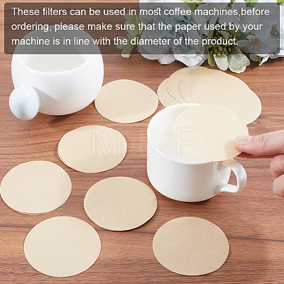 100Pcs Paper Coffee Filters FIND-WH0423-59A-1