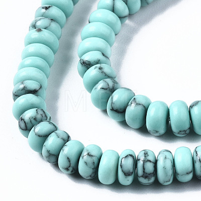 Synthetic Turquoise Beads Strands G-S366-120-1