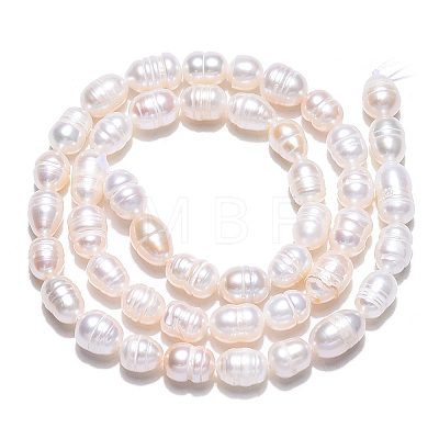 Natural Cultured Freshwater Pearl Beads Strands PEAR-N012-05J-1