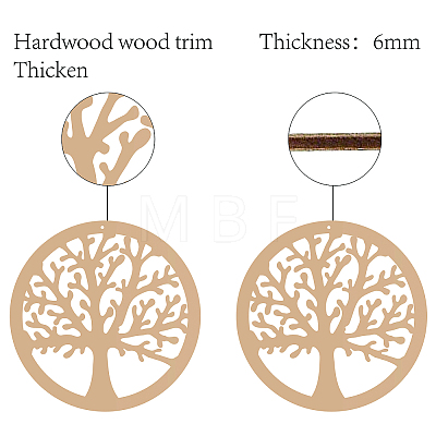 Laser Cut Wooden Wall Sculpture WOOD-WH0113-050-1