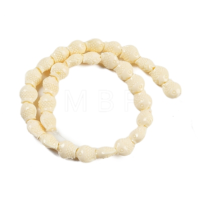 Synthetic Coral Carved Beads Strands CORA-C003-13B-1