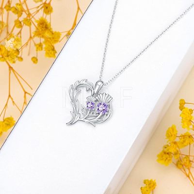Alloy Rhinestone Pendant Necklaces WGF262C-01-1