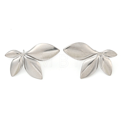 Non-Tarnish 304 Stainless Steel Ear Stud Earrings EJEW-P291-13P-1