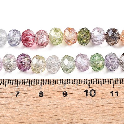 Transparent Glass Beads Strands GLAA-T023-8mm-A15-1