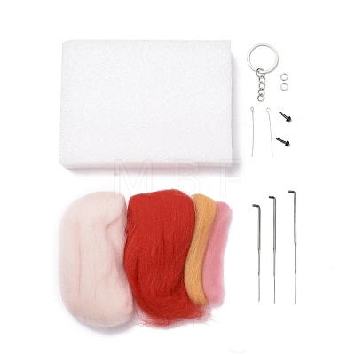 DIY Constellation Doll Keychain Needle Felting  Kit DIY-D068-01P-07-1