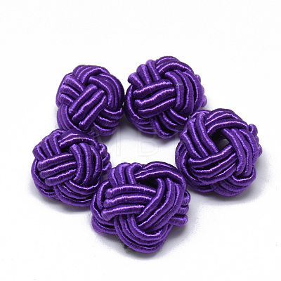 Polyester & Cotton Woven Beads WOVE-T004-01-1