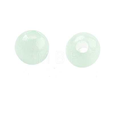 Opaque Luminous Acrylic Beads OACR-G038-06D-1