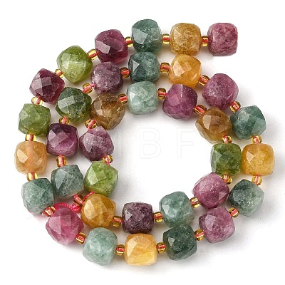 Synthetic Tourmaline Beads Strands G-Q010-A22-01-1
