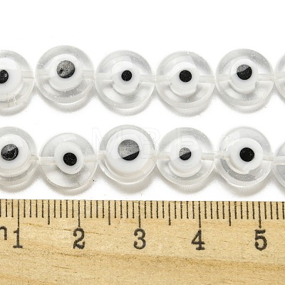 Handmade Evil Eyes Lampwork Beads Strands LAMP-H001-11A-01-1