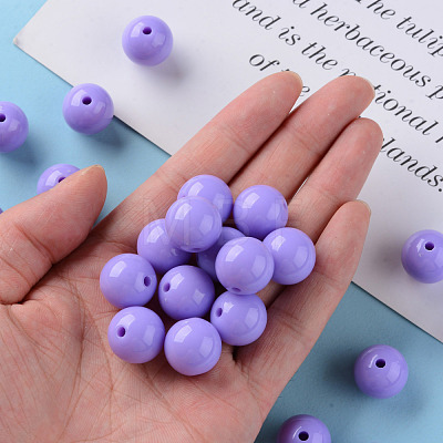 Opaque Acrylic Beads MACR-S370-C16mm-31-1