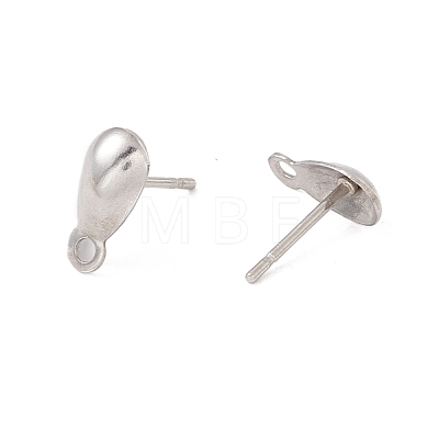 Non-Tarnish 304 Stainless Steel Stud Earring Findings STAS-P307-16P-1