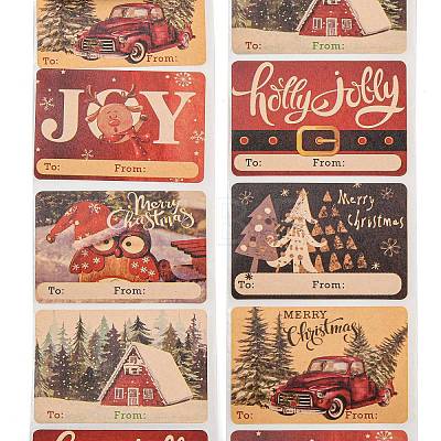 Christmas Theme Cartoon Paper Stickers STIC-P013-06A-1