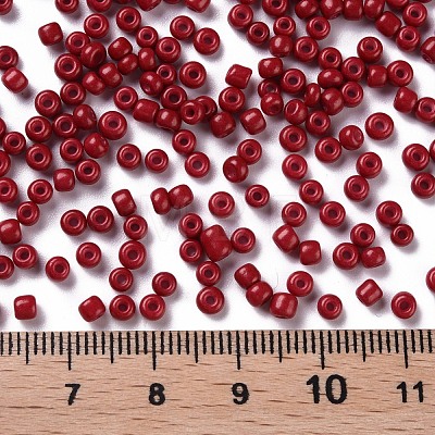 Baking Paint Glass Seed Beads SEED-US0003-3mm-K14-1