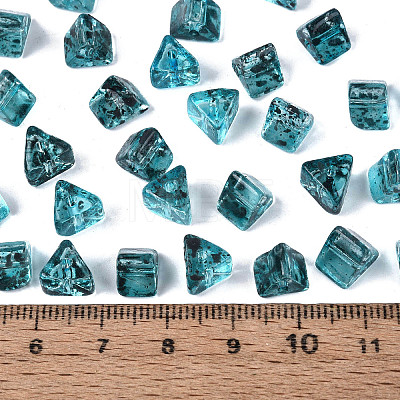 Picasso Transparent Glass Beads SEED-Q039-02D-1