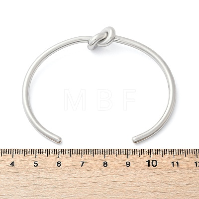 304 Stainless Steel Cuff Bangles for Women BJEW-C088-04P-1