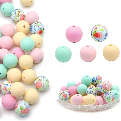 Food Grade Silicone Focal Beads PW-WG57062-02-1