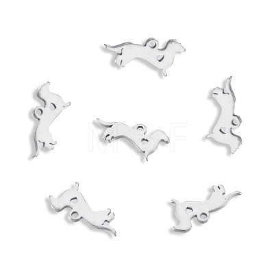 201 Stainless Steel Silhouette Charms STAS-N098-122P-1