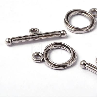 Tibetan Style Alloy Toggle Clasps LF0539Y-1