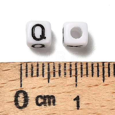 Opaque Acrylic Enamel Beads OACR-A038-02-1