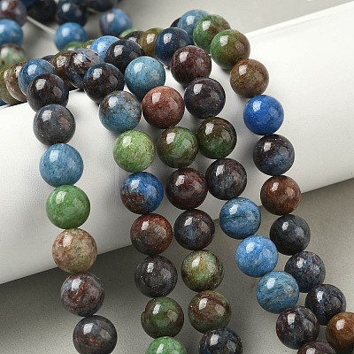 Natural Turquoise Beads Strands G-P574-A04-10mm-1