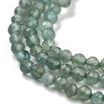 Natural Green Apatite Beads Strands G-G105-A01-02-1