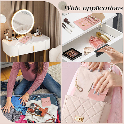 1Pc Cowhide Travel Jewelry Storage Pouches ABAG-CL0001-60B-1