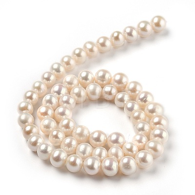 Natural Cultured Freshwater Pearl Beads Strands PEAR-L033-16-02-1