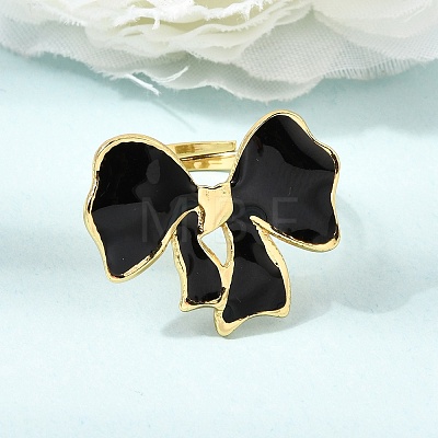 304 Stainless Steel Enamel Cuff Open Rings SA-CBA369F-02G-03-1