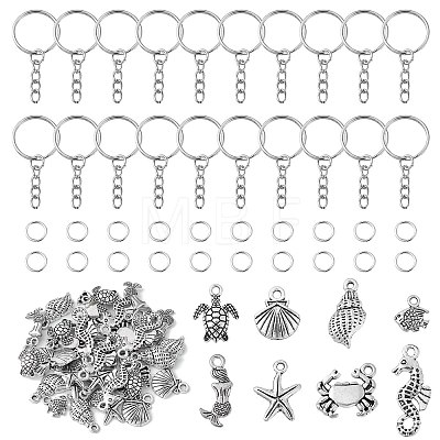 DIY Ocean Theme Keychain Making Kit DIY-CJ0002-26-1