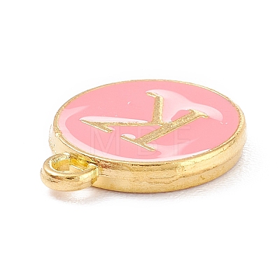 Golden Plated Alloy Enamel Charms LS-ENAM-Q437-14K-1
