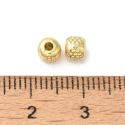 Rack Plating Brass Beads KK-S375-19G-1