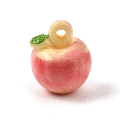 Opaque Resin Imitation Fruit Pendants RE-CBAE54B-02B-1
