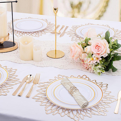 Iron Glass Napkin Rings AJEW-WH0455-343-1