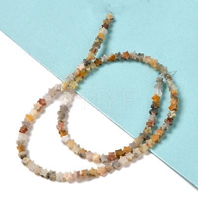 Natural Crazy Agate Beads Strands G-G085-B39-01-1