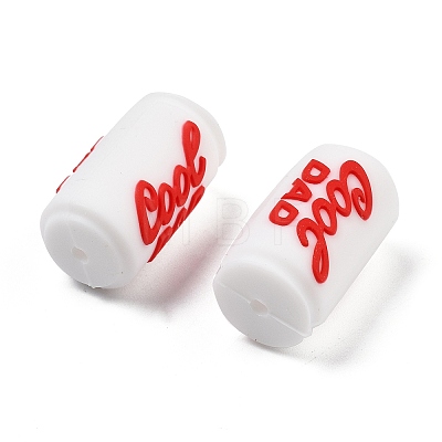 Father's Day Silicone Beads SIL-V006-02C-1