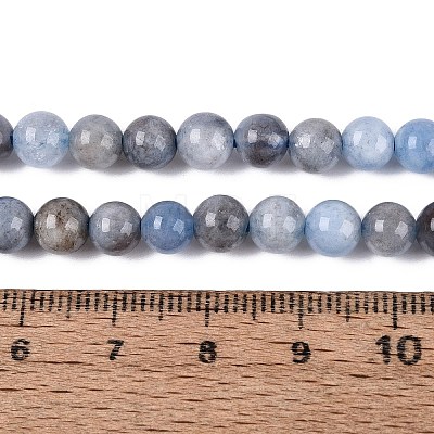 Natural Quartz Beads Strands G-N363-6mm-01-1