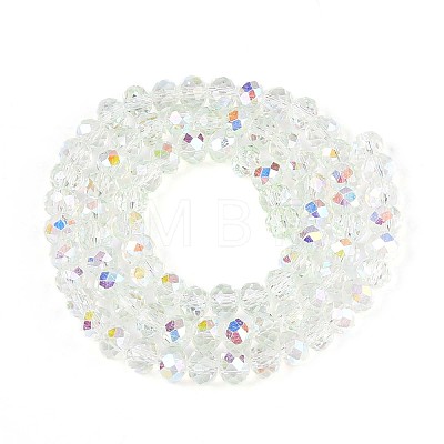 Transparent Glass Beads Strands LS-EGLA-N016-6mm-06-1