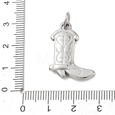 304 Stainless Steel Pendants FIND-T075-02P-1