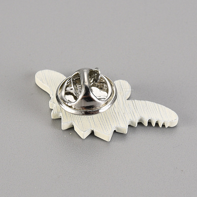 Spray Painted Alloy Brooches JEWB-S011-135-RS-1