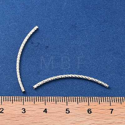 925 Sterling Silver Curved Tube Beads LS-STER-H112-07B-1