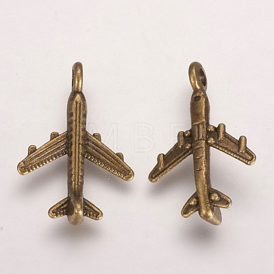 Tibetan Style Alloy Pendants TIBEB-A101638-AB-FF-1