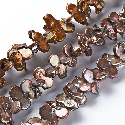 Natural Keshi Pearl Beads Strands PEAR-S021-114C-1